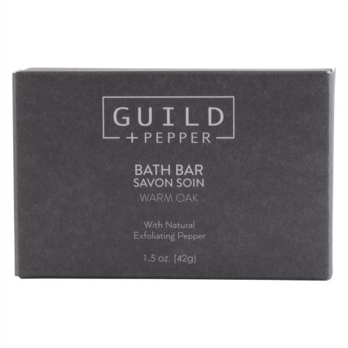 Guild+Pepper Rectangle Aloe with Pepper Soap, Carton, 1.5oz/42g